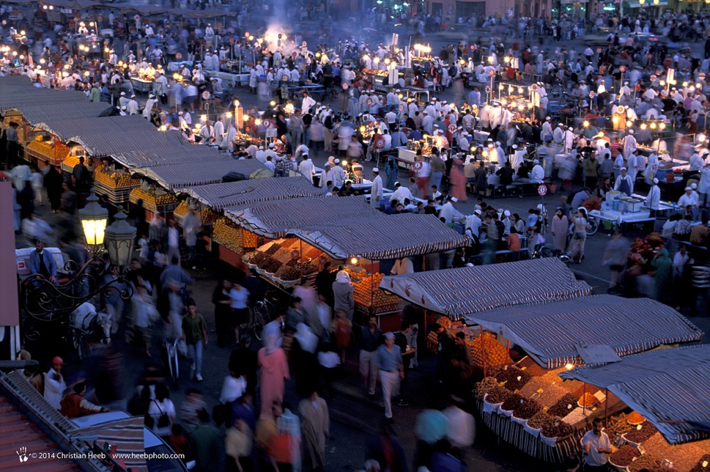 Place Djemaa el-Fna, Marrakesh, Morocco, North Africa