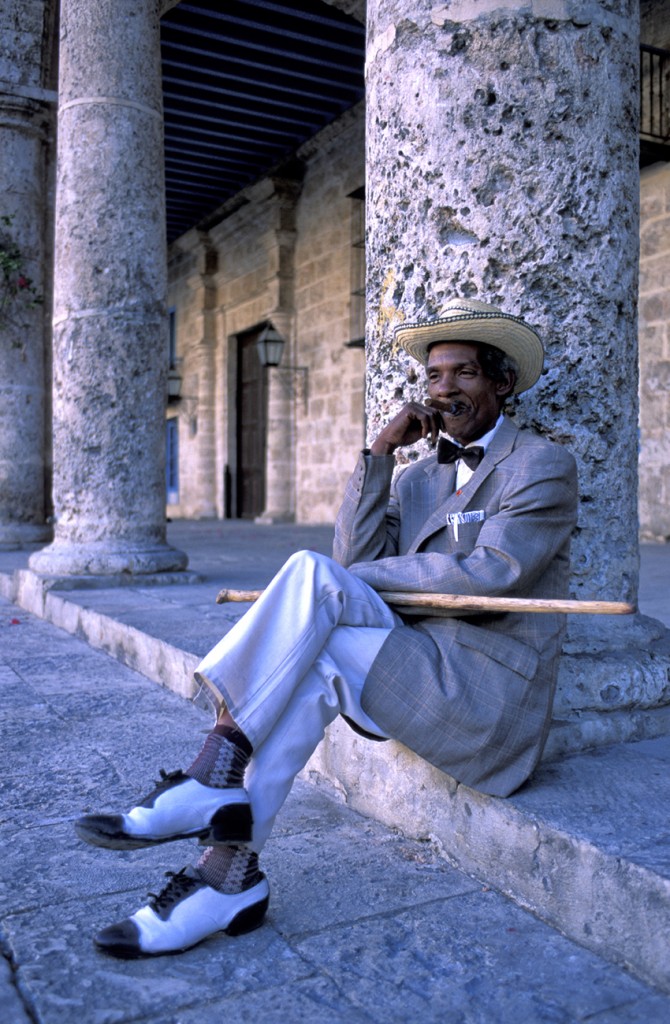 Rafael, man with cigar, Habana Vieja, La Habana, Havana, Cuba, Caribbean